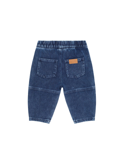 Knit Denim Pocket Pant - Denim Indigo