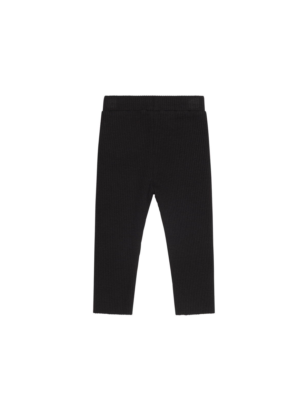 Black Rib Legging - Black