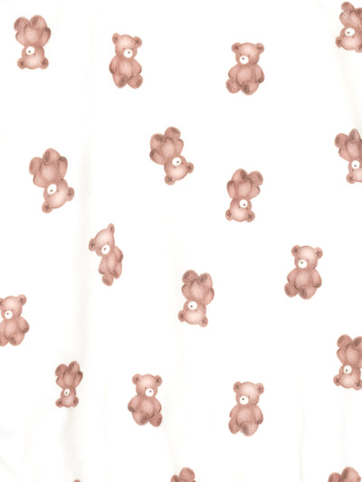 My First Hux Velour 2PC Set - Almond Milk