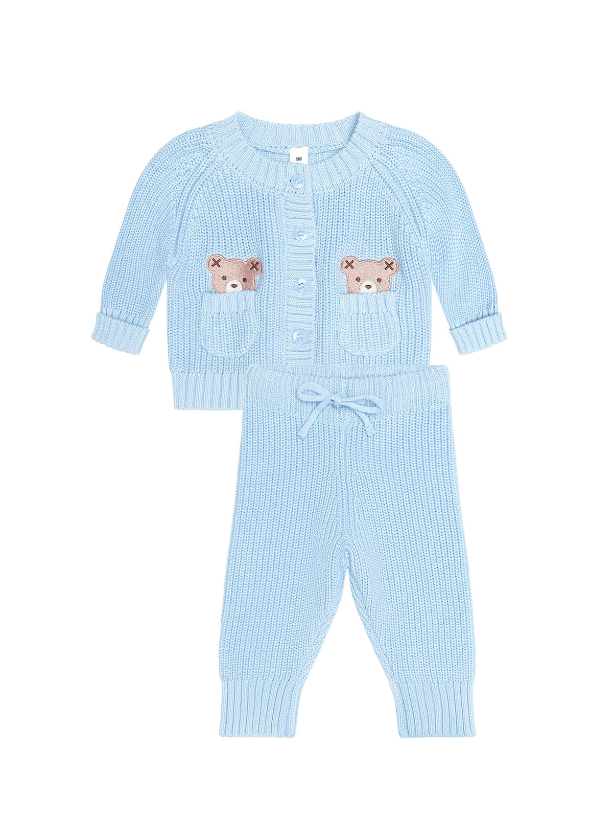 My First Hux 2PC Newborn Set - Baby Blue