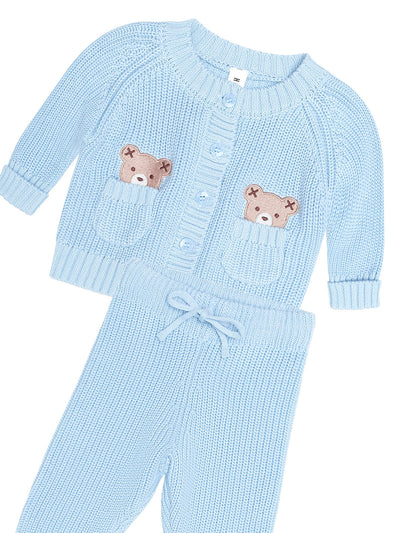 My First Hux 2PC Newborn Set - Baby Blue