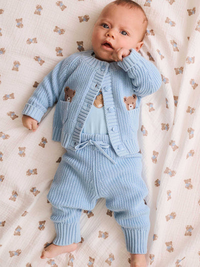 My First Hux 2PC Newborn Set - Baby Blue