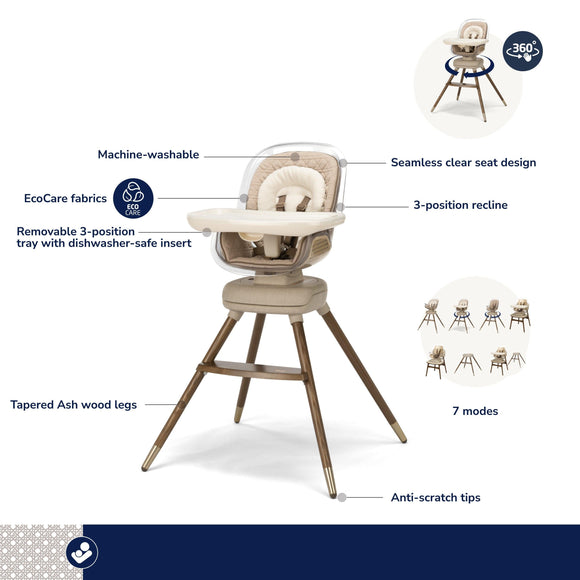 Maxi-Cosi Kindred Kiskadee 360° Rotating High Chair - Twinkle Twinkle Little One