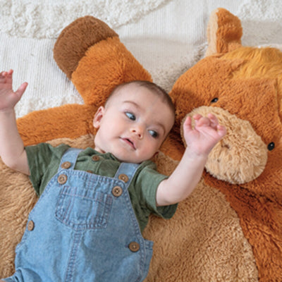 Hetty Highland Cow Baby Mat