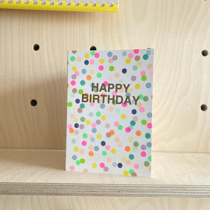 Happy Birthday Confetti Card - Twinkle Twinkle Little One