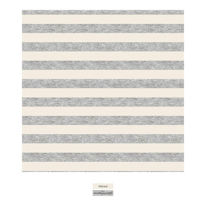 Kickee Pants - Print Footie with Zipper - Heathered Mist Sweet Stripe - Twinkle Twinkle Little One