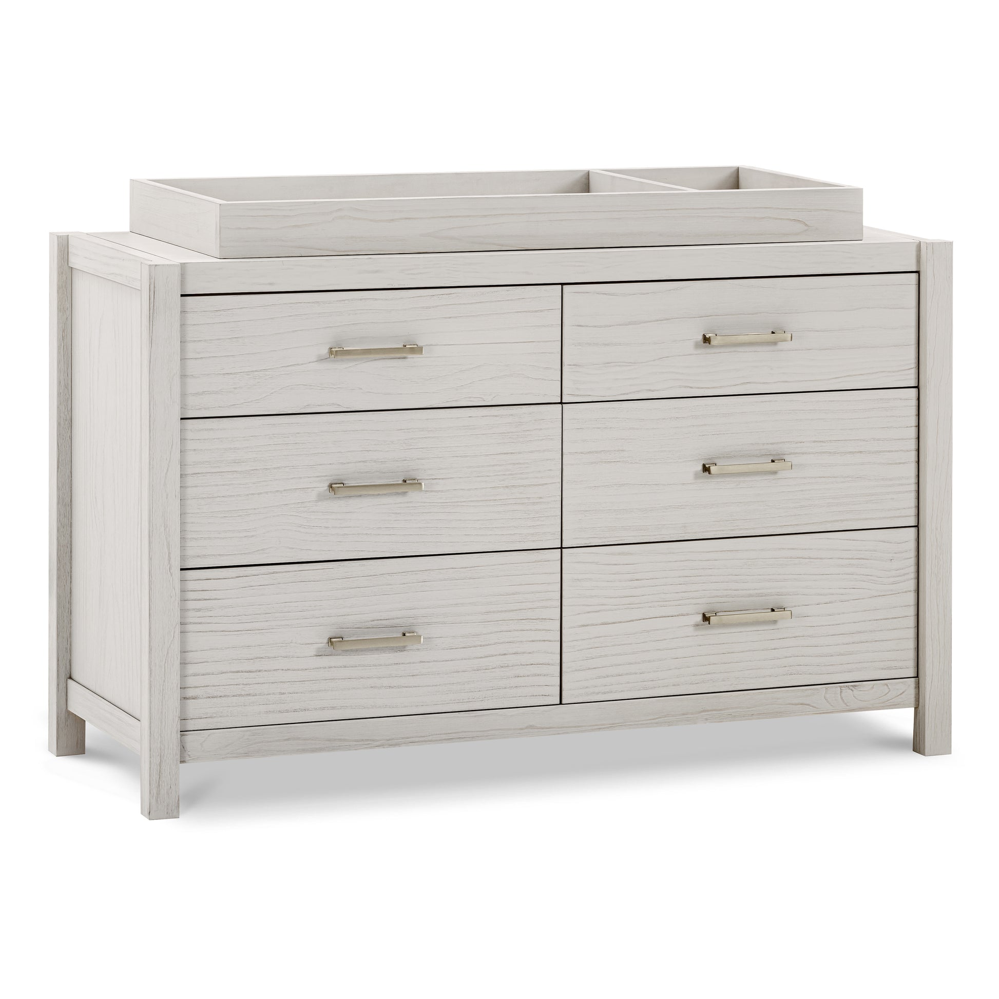 Hemsted 6-Drawer Assembled Dresser- White Driftwood - Twinkle Twinkle Little One