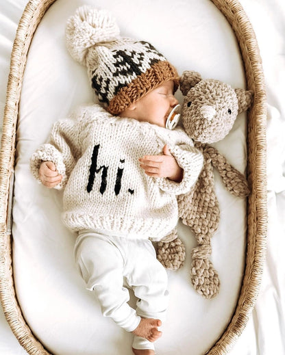 Hi. Crew Neck Sweater - Twinkle Twinkle Little One