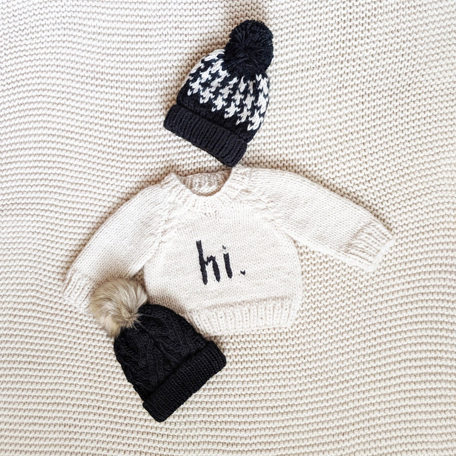 Hi. Crew Neck Sweater - Twinkle Twinkle Little One
