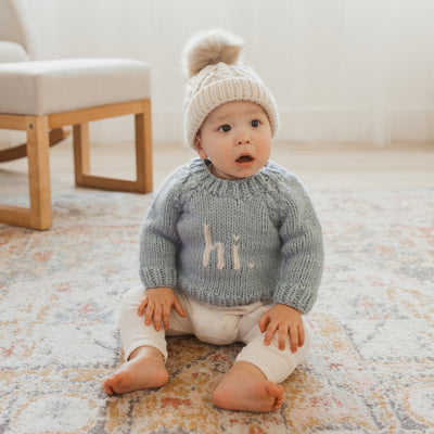 Hi. Surf Crew Neck Sweater - Twinkle Twinkle Little One