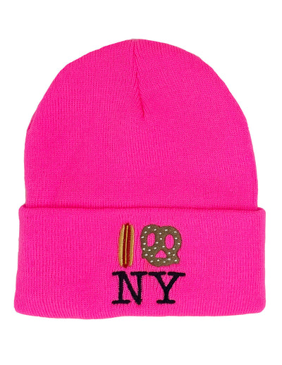 Hot Dog Pretzel NY Knit Beanie - Twinkle Twinkle Little One