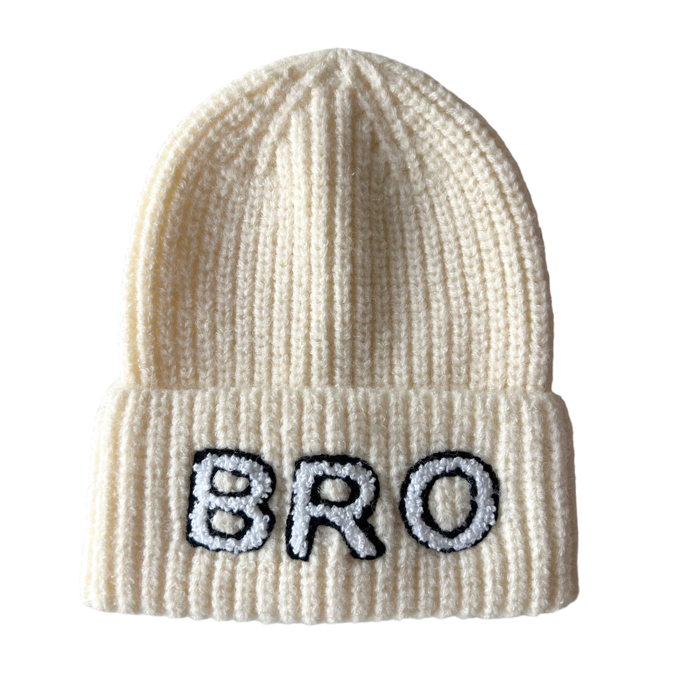 Bro Knit Hat-French Vanilla - Twinkle Twinkle Little One