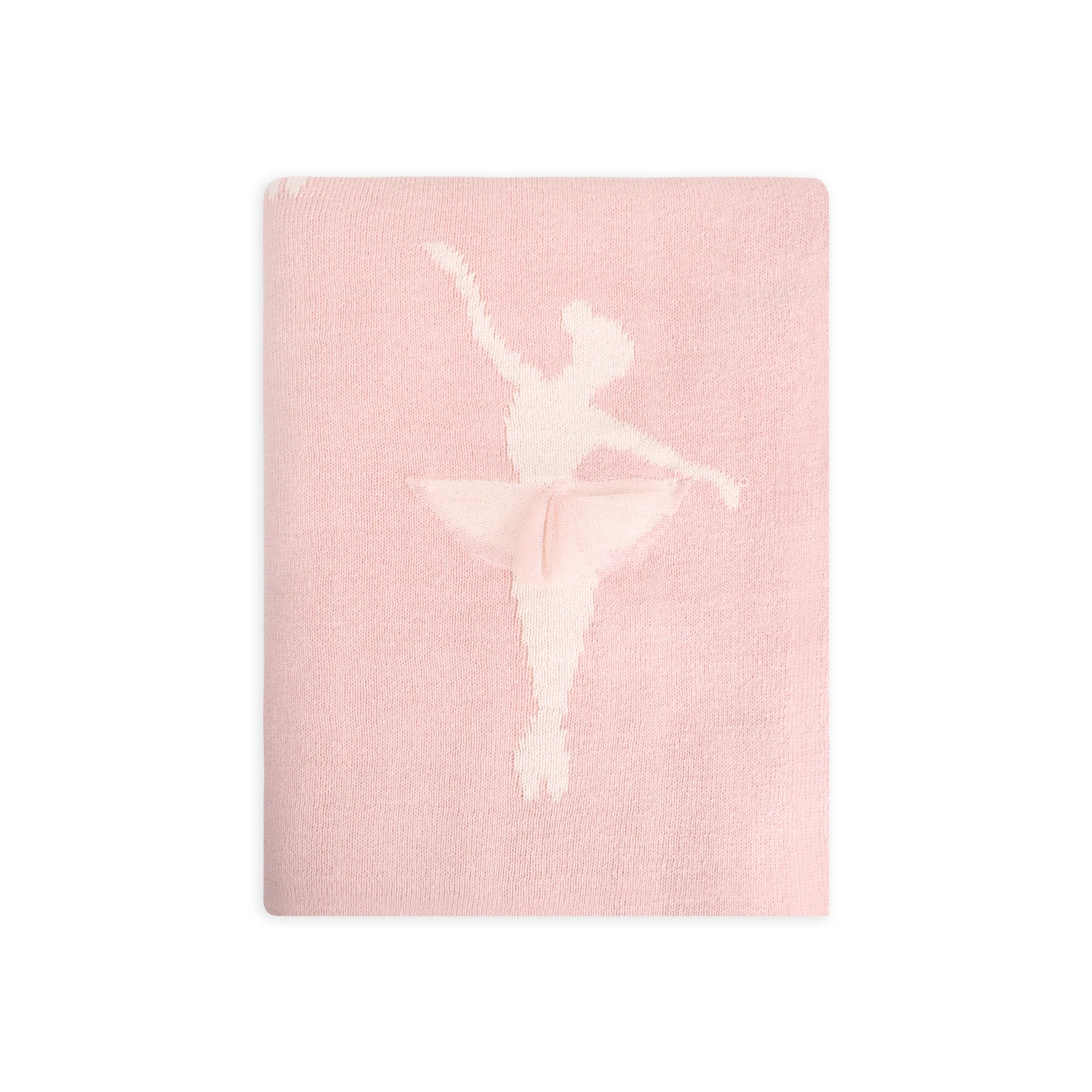 Ballerina Tutu 3D Organic Cotton - Jacquard Sweater Knit Baby Blankets