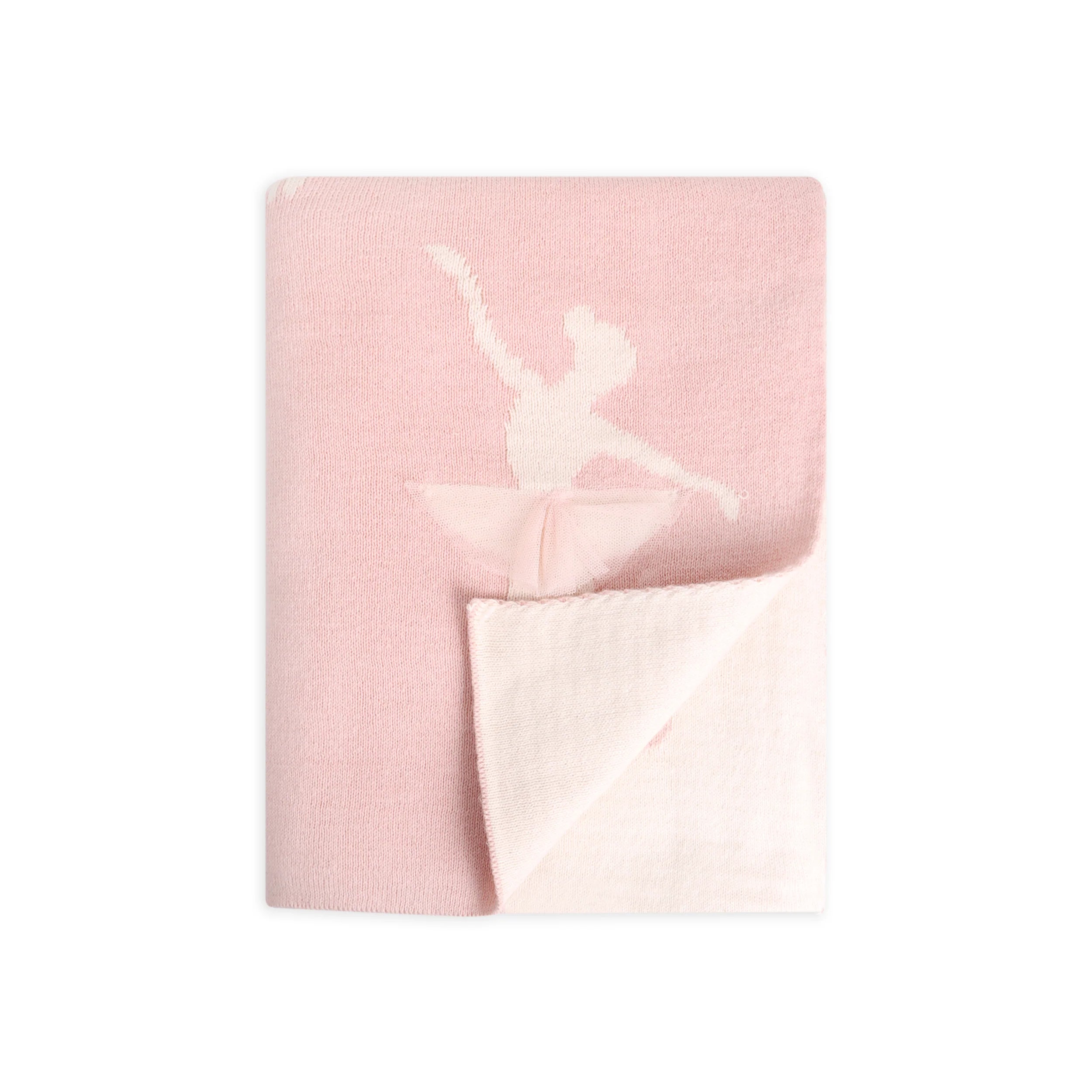 Ballerina Tutu 3D Organic Cotton - Jacquard Sweater Knit Baby Blankets