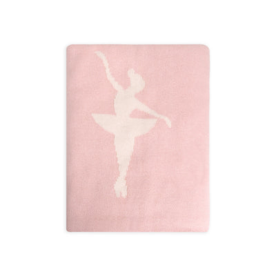 Ballerina Tutu 3D Organic Cotton - Jacquard Sweater Knit Baby Blankets