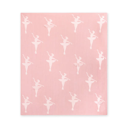 Ballerina Tutu 3D Organic Cotton - Jacquard Sweater Knit Baby Blankets