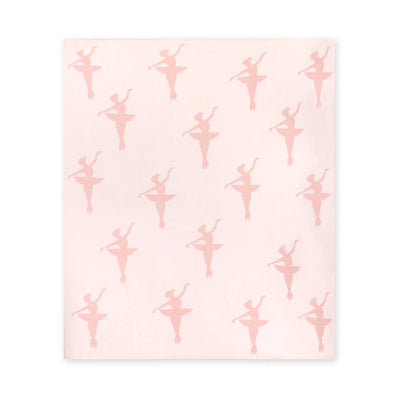 Ballerina Tutu 3D Organic Cotton - Jacquard Sweater Knit Baby Blankets