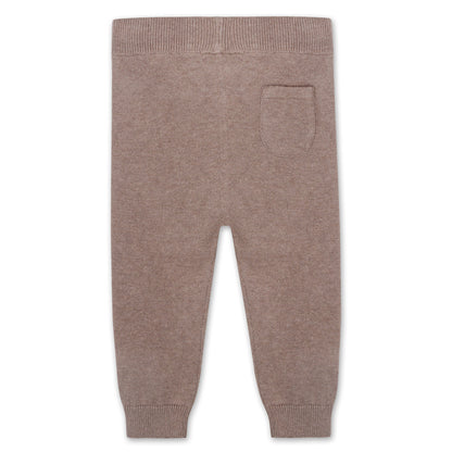 Wild & Free Embroidered Chunky Knit Baby Pullover Sweater & Pant Set - Cocoa Heather - Twinkle Twinkle Little One