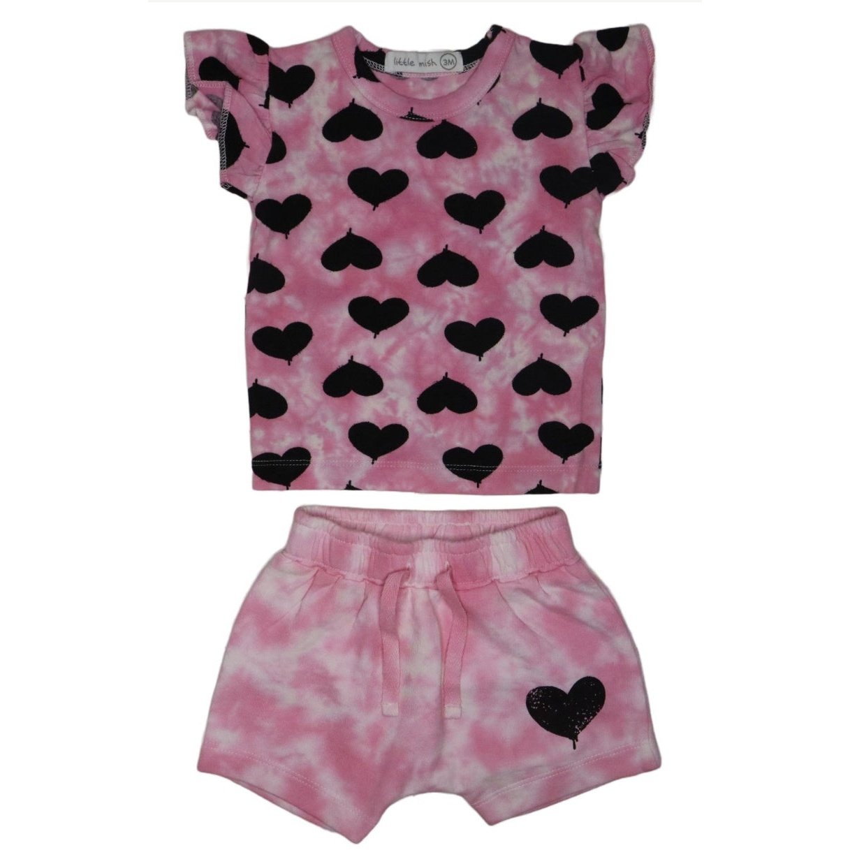 Graffiti Heart Tee & Shorts Set - Twinkle Twinkle Little One