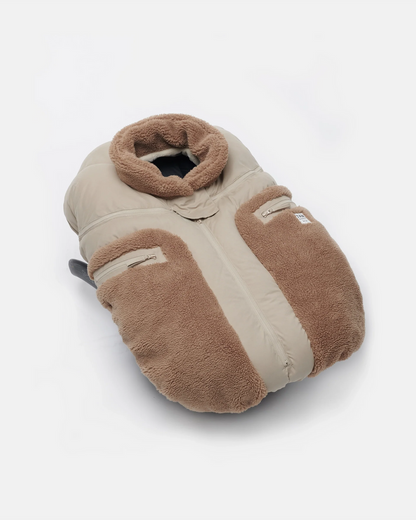 7 A.M. Enfant Car Seat Cocoon - Cappuccino Applique - Twinkle Twinkle Little One