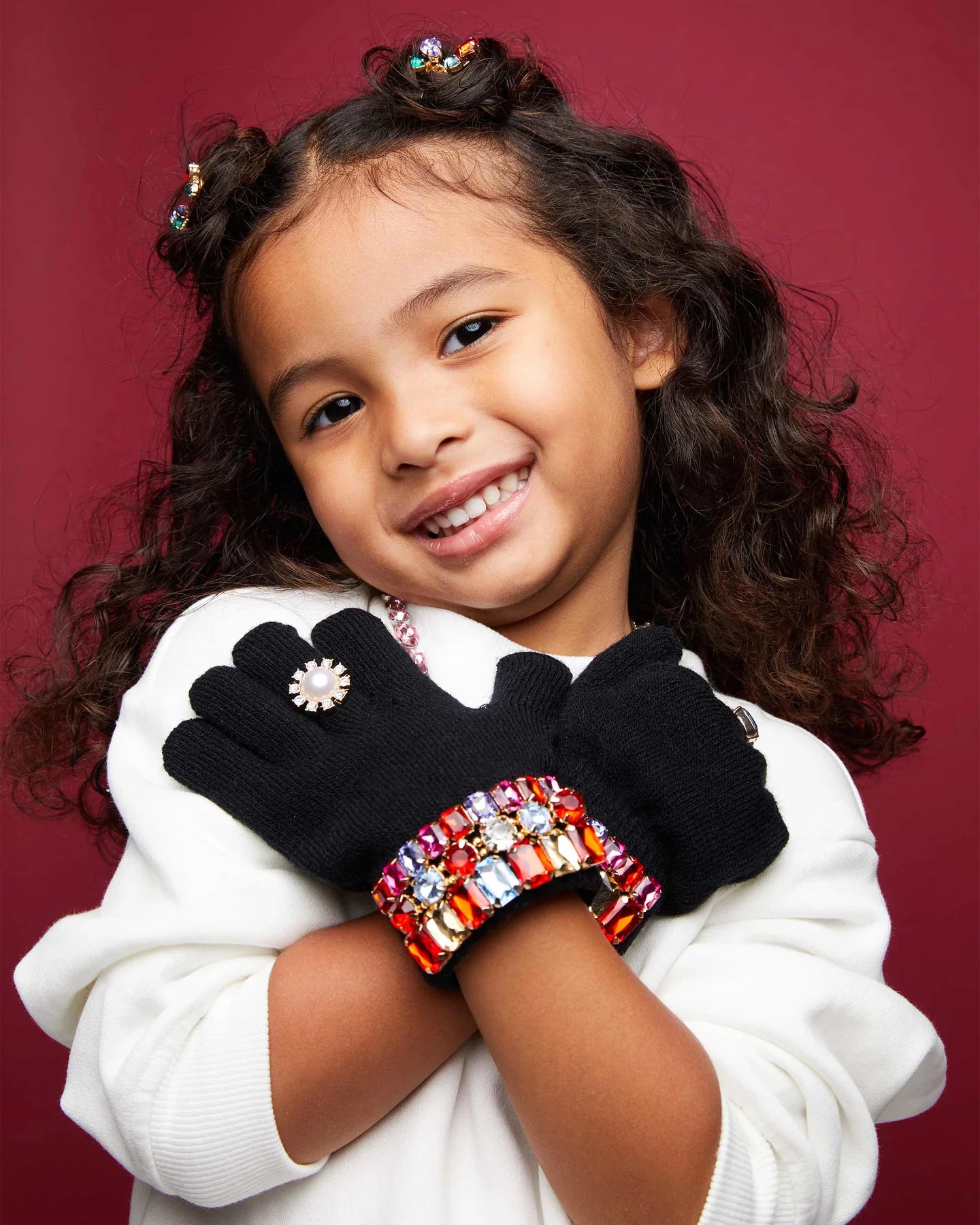 Ice Skating Jeweled Gloves - Twinkle Twinkle Little One