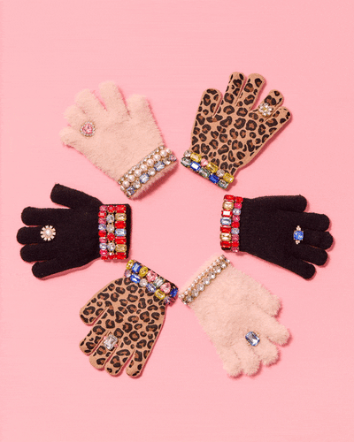 Ice Skating Jeweled Gloves - Twinkle Twinkle Little One