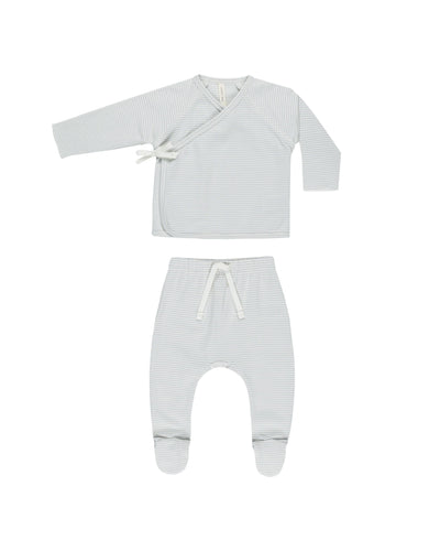 Newborn Sky Micro Hat, Wrap Top & Pant Set - Twinkle Twinkle Little One