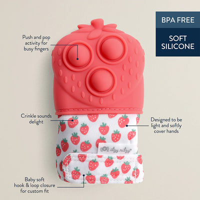 Itzy Mitt Pop™ Sensory Teething Mitten - Twinkle Twinkle Little One