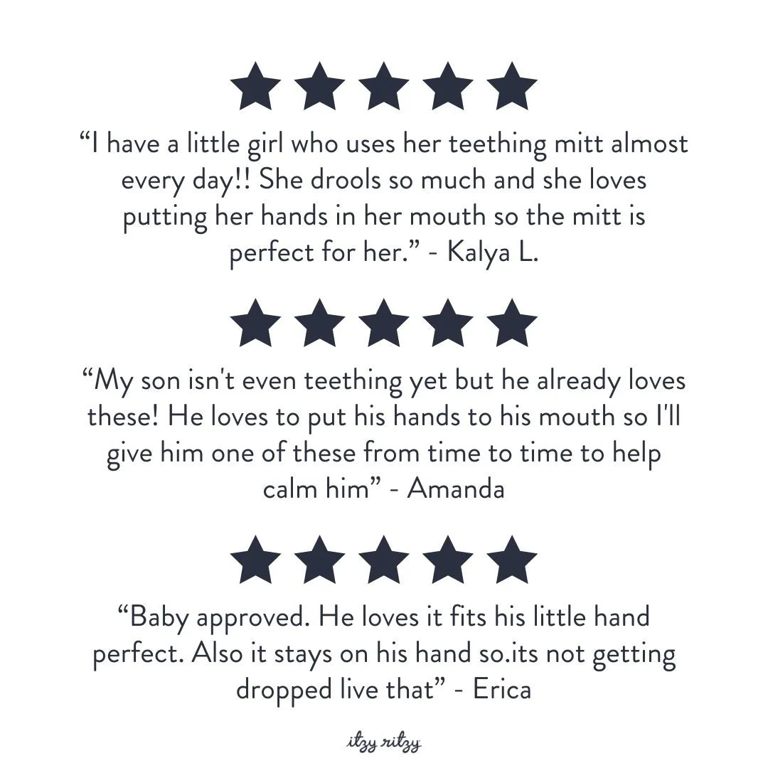 Itzy Mitt® Teething Mittens - Twinkle Twinkle Little One