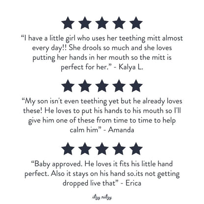 Itzy Mitt® Teething Mittens - Twinkle Twinkle Little One