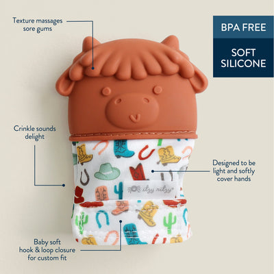 Itzy Mitt® Teething Mittens - Twinkle Twinkle Little One