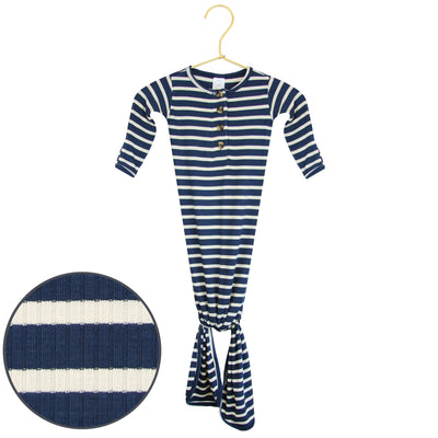 Lou Lou & Company Jack Ribbed Knotted Gown - Twinkle Twinkle Little One