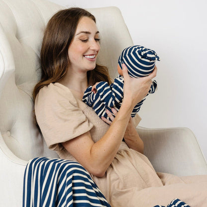 Lou Lou & Company Jack Ribbed Top, Bottoms + Hat Set - Twinkle Twinkle Little One