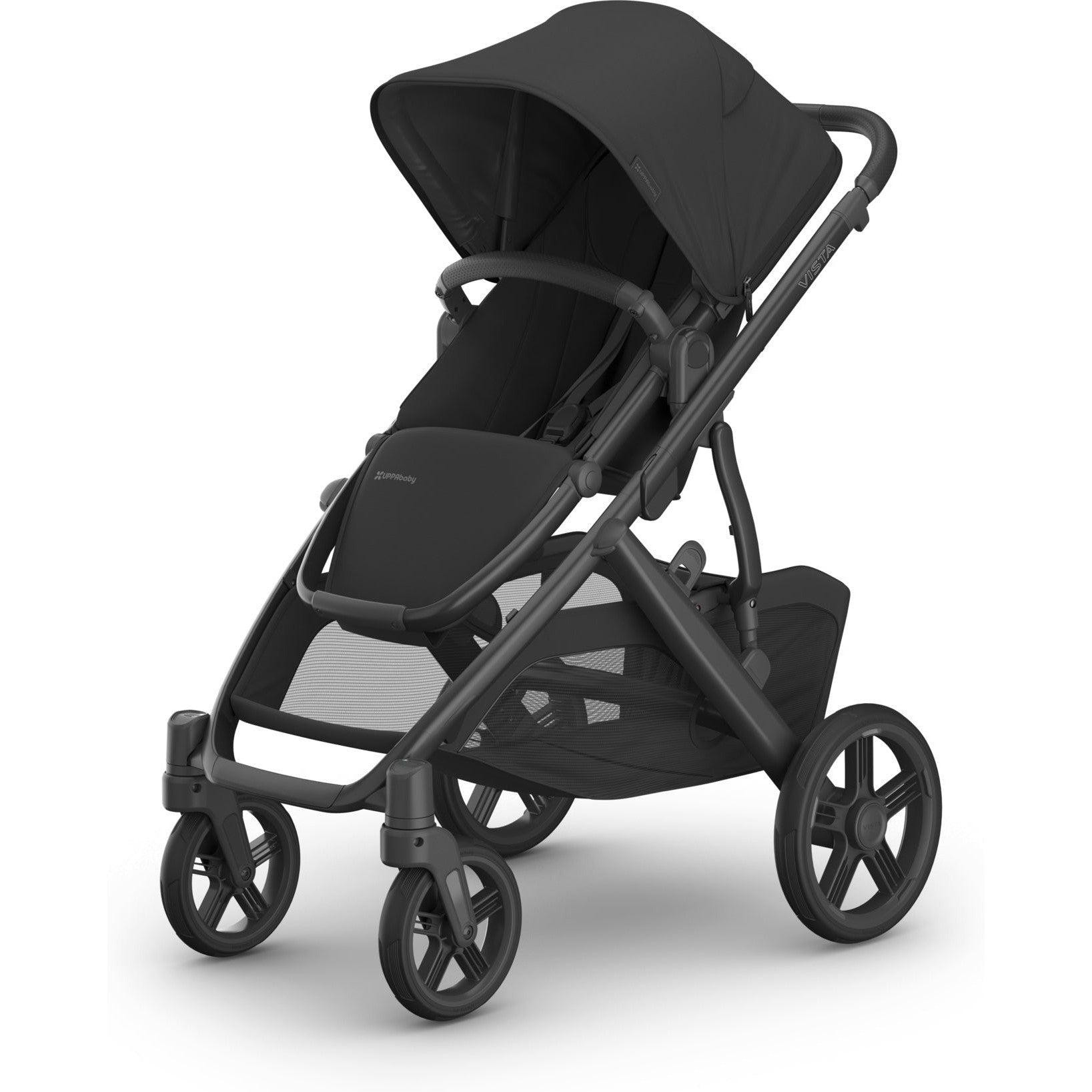 Buy jake-charcoal-carbon-frame-black-leather UPPAbaby Vista V3 Stroller