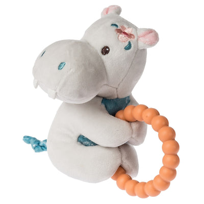 Jewel Hippo Teether Rattle - Twinkle Twinkle Little One