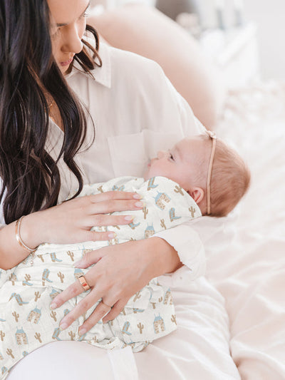 2-PACK SQUARE SWADDLE BLANKET SET - HOWDY PARTNER BLUE - Twinkle Twinkle Little One