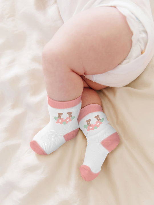 3-PACK SOFT DURABLE BABY SOCKS SET - BLOOMIN' BOOT - Twinkle Twinkle Little One