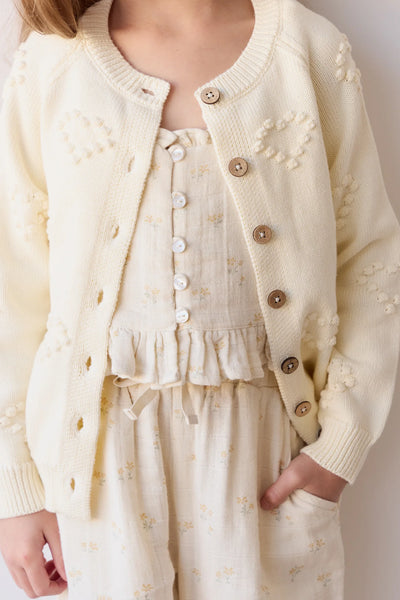 Organic Cotton Muslin Mirabel Top & Cordelia Pant Set - Pauline Chamomile - Twinkle Twinkle Little One