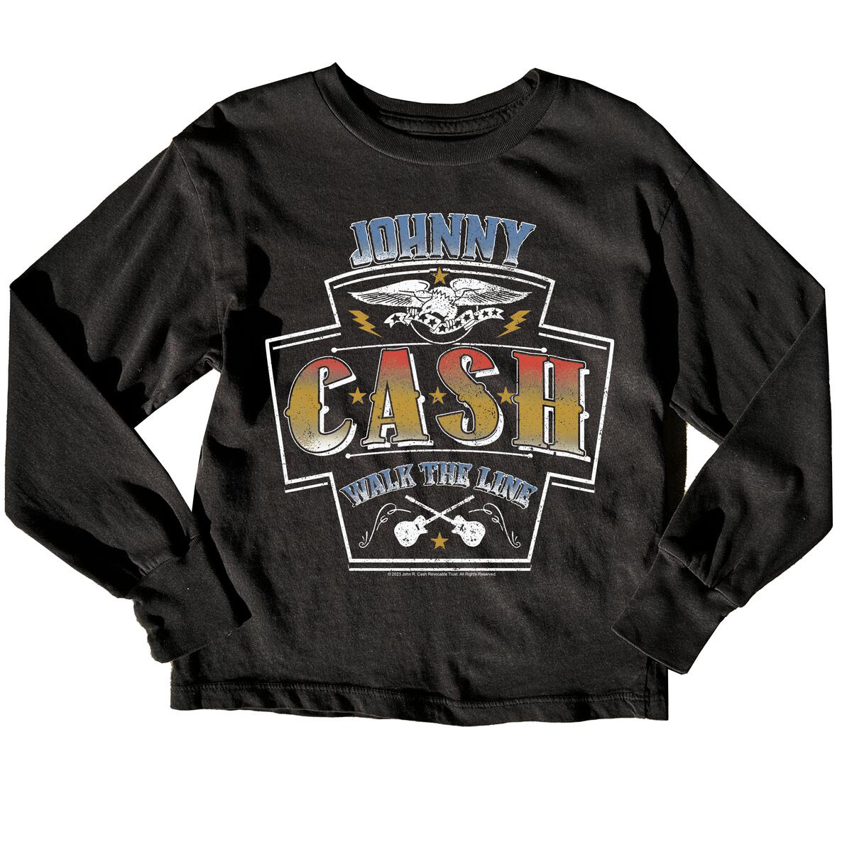 Rowdy Sprout Johnny Cash Organic Simple Long Sleeve Tee - Twinkle Twinkle Little One