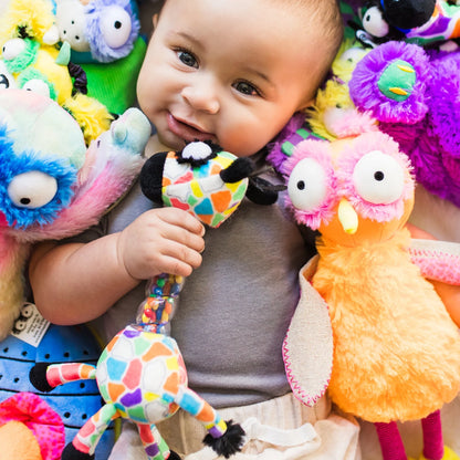 Jaffy the Fringe Footed Giraffe Hand Rattle Jingle Jangle Activity Toy - Twinkle Twinkle Little One