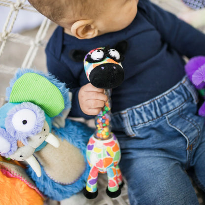 Jaffy the Fringe Footed Giraffe Hand Rattle Jingle Jangle Activity Toy - Twinkle Twinkle Little One