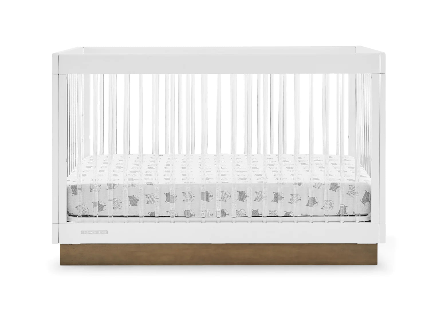 Charlie 4-in-1 Acrylic Convertible Crib - Twinkle Twinkle Little One
