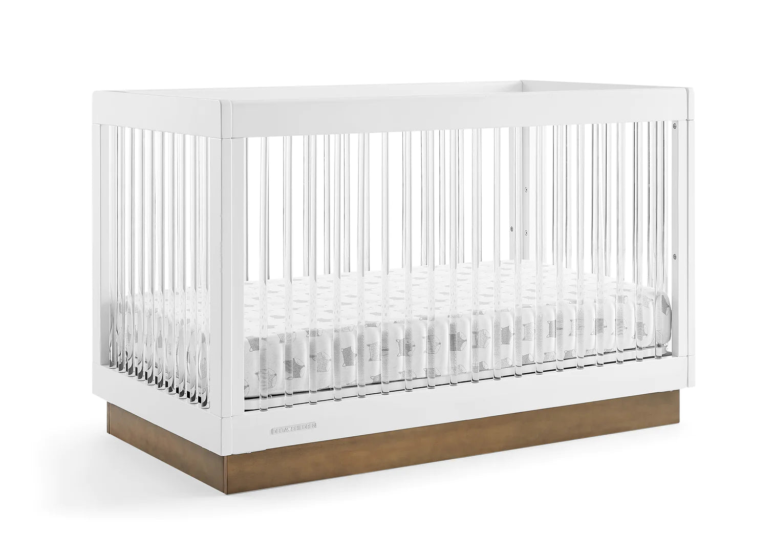 Charlie 4-in-1 Acrylic Convertible Crib - Twinkle Twinkle Little One