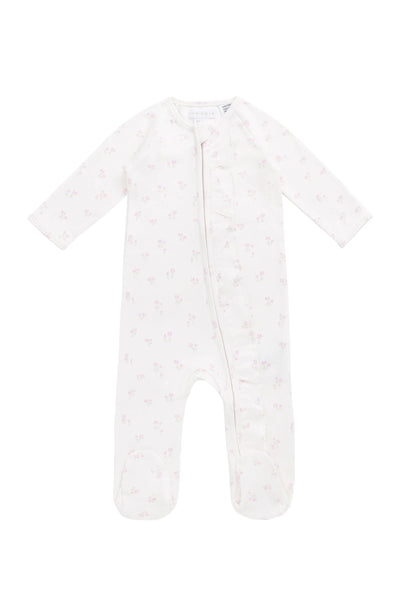 Organic Cotton Melanie Onepiece - Pauline Pink - Twinkle Twinkle Little One