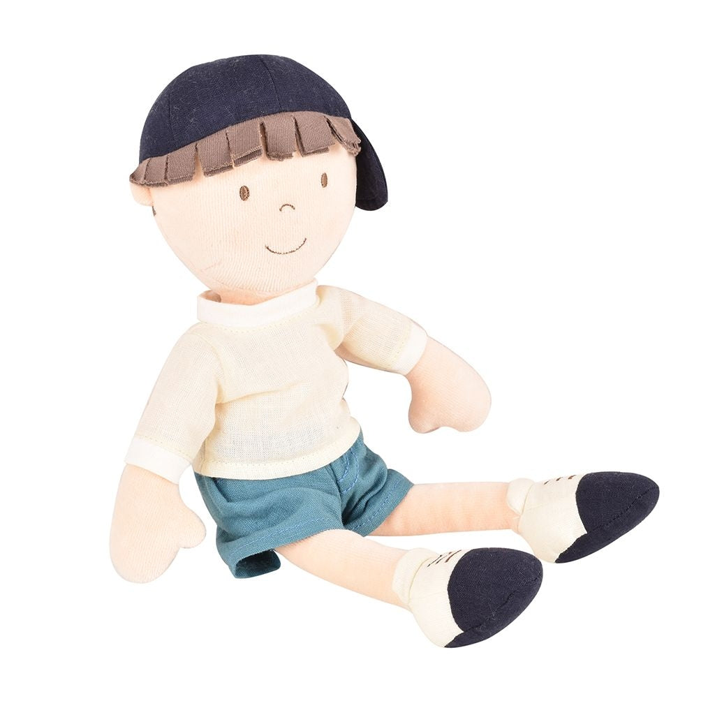 Jasper Boy Doll in Blue Shorts - Twinkle Twinkle Little One