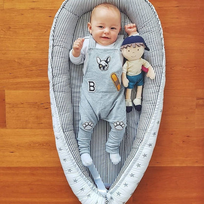 Jasper Boy Doll in Blue Shorts - Twinkle Twinkle Little One