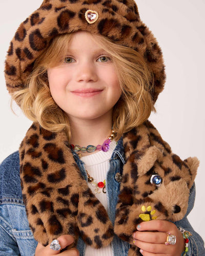 Jungle Jeweled Leopard Scarf - Twinkle Twinkle Little One
