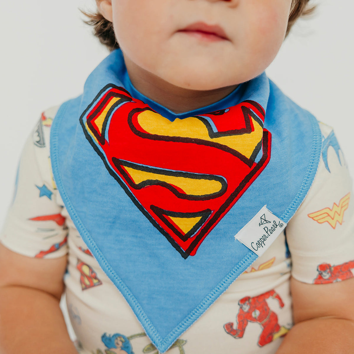 Justice League Baby Bandana Bibs