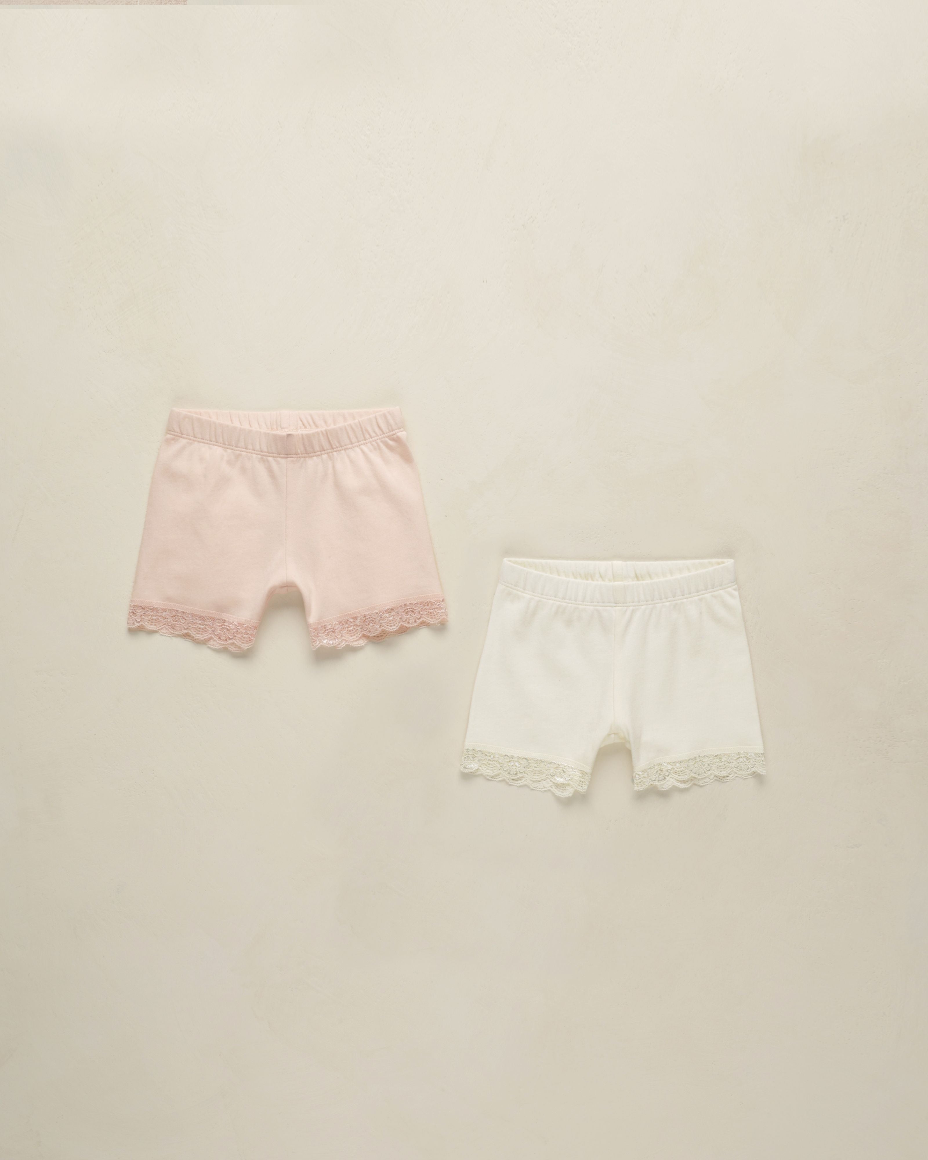 Cartwheel Short Set - Blush & Ivory