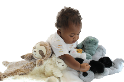 Crinkle Cuddler - Sensory Plush Lamb - Twinkle Twinkle Little One